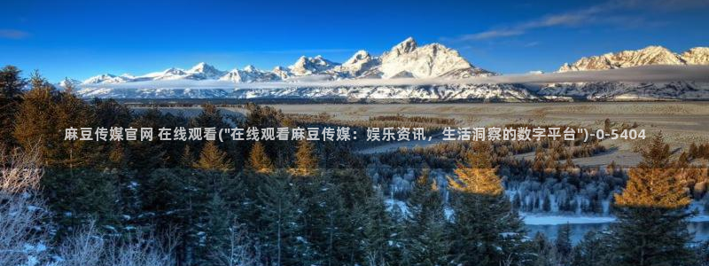麻豆 资源资源：麻豆传媒官网 在线观看(\