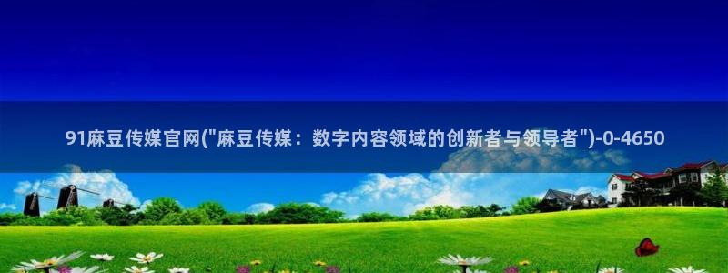 麻豆视频 站：91麻豆传媒官网(\